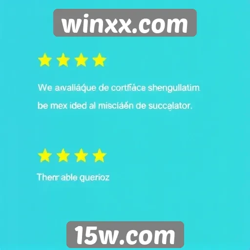 Impacto das avaliações de usuários na winxx.com